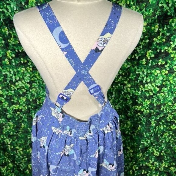 Little Twin Stars Sanrio Celestial Night Suspender Skirt Overall Dress Plus Sz 5 - Picture 16 of 16